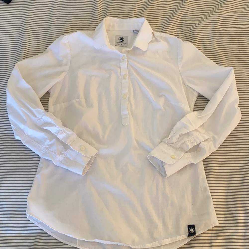 Southern Proper Ruffle Collar Shirt